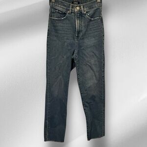Express‎ Mom Jeans with Frayed Hems